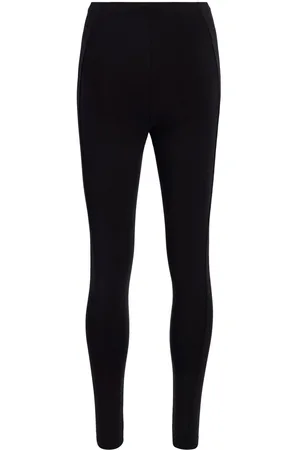 Another Tomorrow Seam-detail high-waisted leggings
