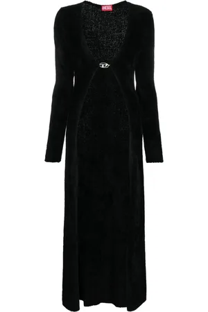 Diesel M-Carol logo-plaque cardigan