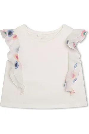 Chloé Ruffled organic cotton blouse