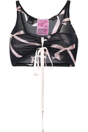 Pinko X Patrick McDowell semi-sheer tank top