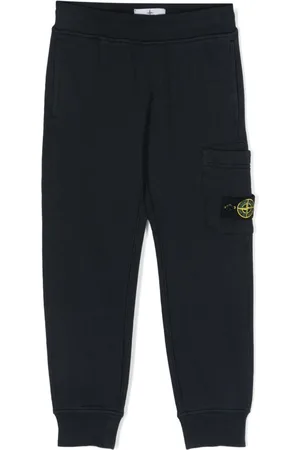 Stone Island Straight-leg cotton trousers