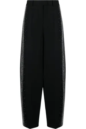 The Attico Jagger high-waist wide-leg trousers