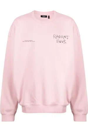 FIVE CM Embroidered-slogan cotton sweatshirt