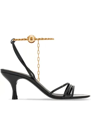 Salvatore Ferragamo 70mm cable-link chain leather sandals
