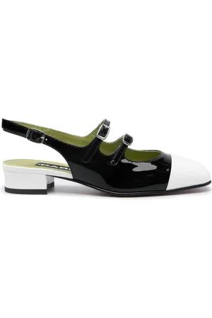 Carel Abricot 30mm leather pumps