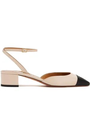 Aquazzura Two-tone leather pumps