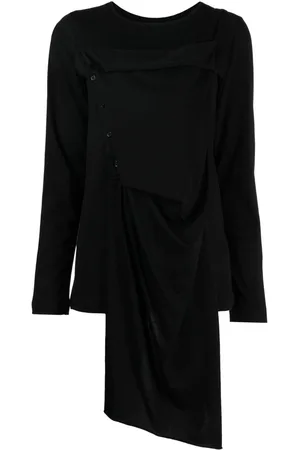 YOHJI YAMAMOTO Asymmetric-design cotton top