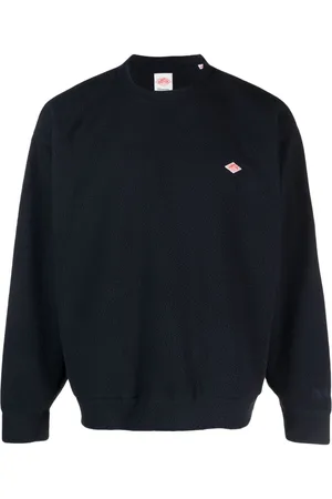 DANTON Logo-patch fleece sweatshirt