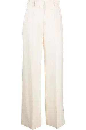 Nanushka Lanai high-waist wide-leg trousers