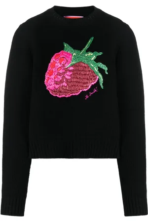 La DoubleJ Lampone embroidered jumper