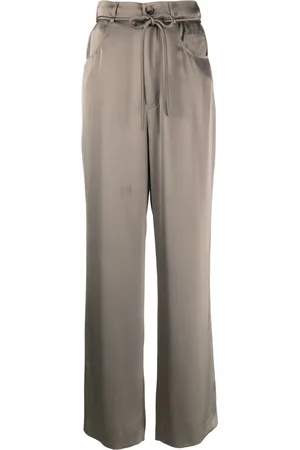 Nanushka Sato satin-finish palazzo pants