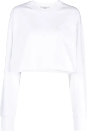 Stella McCartney S-Wave cropped sweatshirt