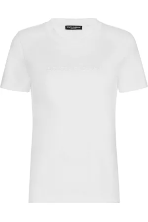 Dolce & Gabbana Logo-embossed cotton T-shirt