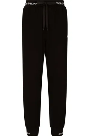 Dolce & Gabbana Logo-waistband drawstring track pants