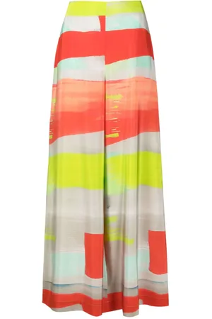 Lenny Niemeyer Canvas wide-leg silk trousers