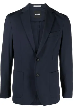 HUGO BOSS Notched-lapels single-breasted blazer