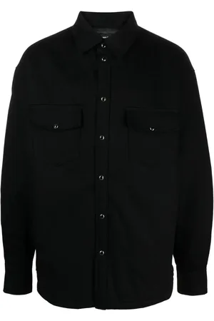 Purple Brand Padded twill shirt jacket