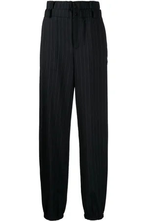 MONSE High-waisted pinstripe tailored trousers