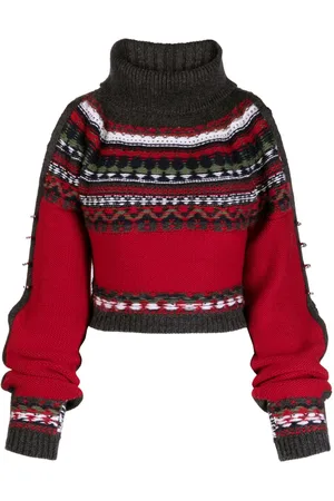 MONSE Patterned-intarsia knit jumper