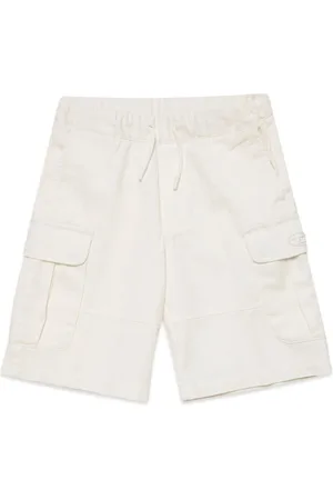 Diesel Logo-embroidery cotton shorts