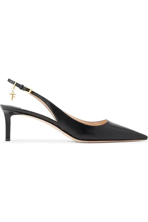 Tom Ford Logo-charm slingback pumps