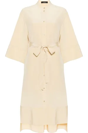 Joseph Collarless silk dress