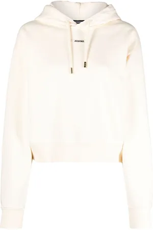 Jacquemus Le Hoodie Gros Grain logo-appliqué top