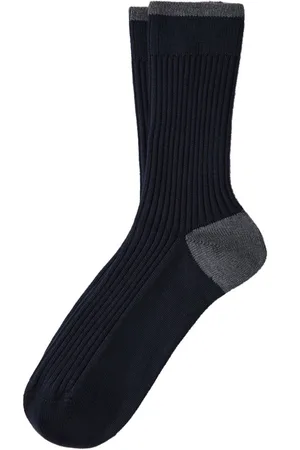 Brunello Cucinelli Contrast-trim cotton socks