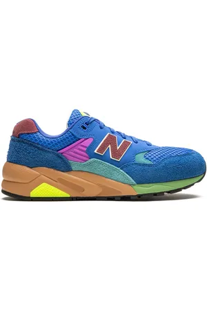 New Balance 580 OG " /Bright Lapis/Washed Burgundy" suede sneakers
