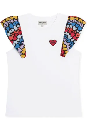Sonia Rykiel Enfant Colour-block panelled cotton T-shirt