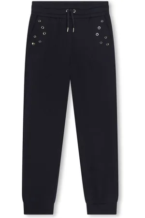 Chloé Eyelet-embellished organic-cotton track pants