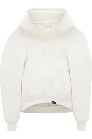 Courrèges Bonded Cocoon cotton blend hoodie