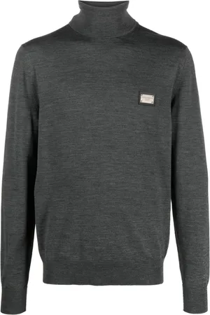 Dolce & Gabbana Logo-appliqué wool jumper