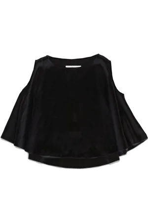 Maison Margiela Logo-embroidered sleeveless shirt