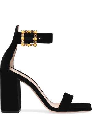Gianvito Rossi Wondy 95mm velvet sandals