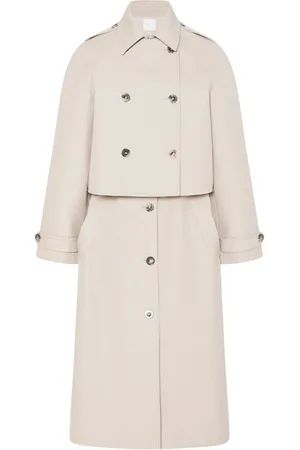 ROSETTA GETTY Detachable-panel trench coat