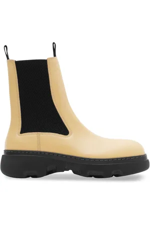 Burberry Creeper leather Chelsea boots