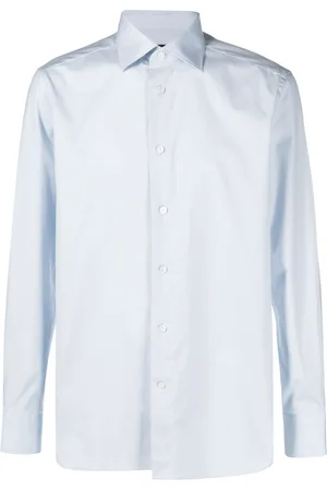 Ermenegildo Zegna Spread-collar long-sleeve shirt
