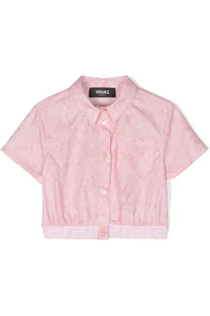 VERSACE Barocco cropped shirt