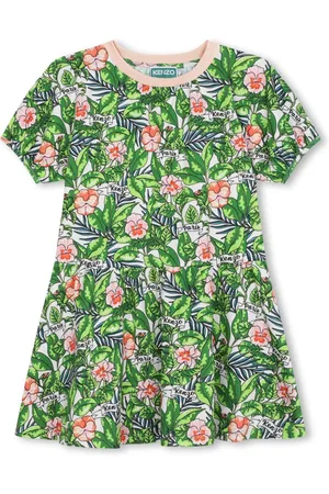 Kenzo Floral-print cotton dress