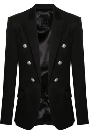 Balmain Button-embellished wool blazer