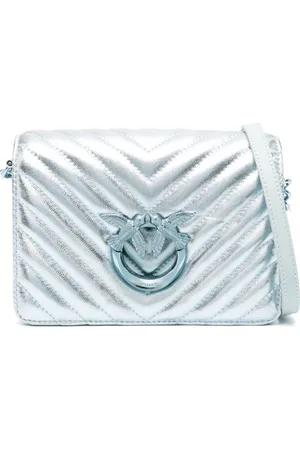 Pinko Love matelassé crossbody bag