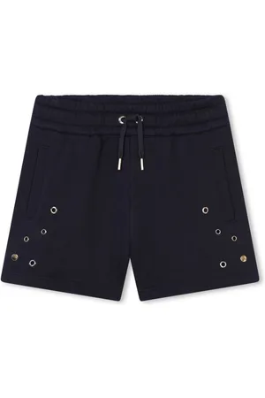 Chloé Eyelet-detailing organic cotton shorts