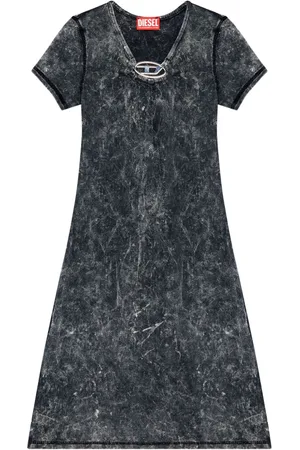 Diesel D-Crespe A-line denim dress