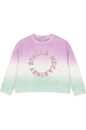 Stella McCartney Logo-appliqué gradient sweatshirt
