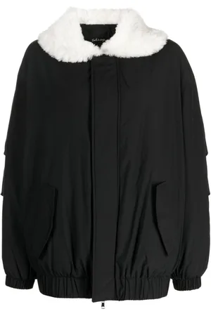 tout a coup Faux shearling-trim jacket