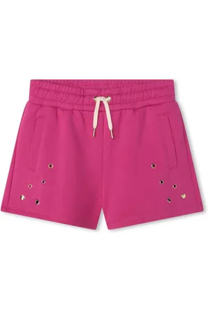 Chloé Eyelet-detailing organic cotton shorts