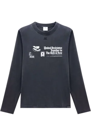 Courrèges Logo-print cotton sweatshirt