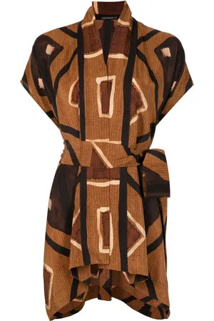 Lenny Niemeyer Geometric-pattern belted gilet