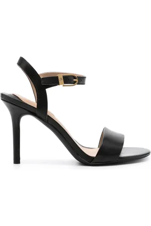 Ralph Lauren Gwen 100mm leather sandals